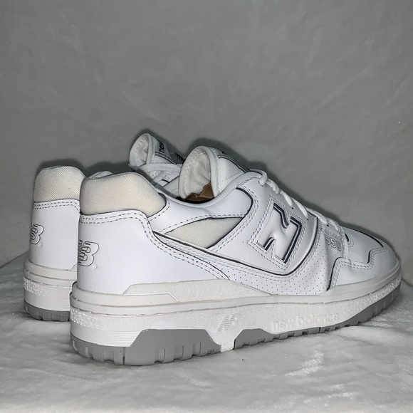 New Balance 550 White/Grey men’s size 8.5 *NEW* - Picture 4 of 7